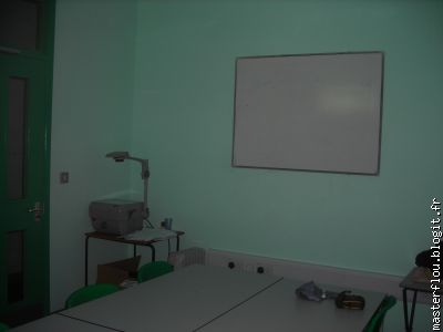 ma salle de classe (j'avais pas mis la lumière!)